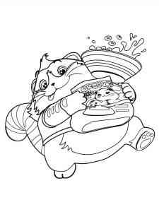 Funny Meatball 44 Cats coloring page