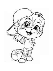 Lampo in a cap 44 Cats coloring page