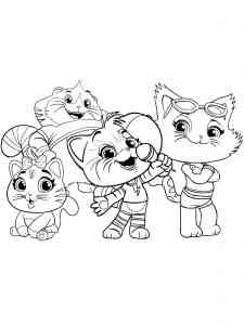 All 44 Cats coloring page