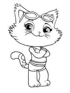 Milday 44 Cats coloring page