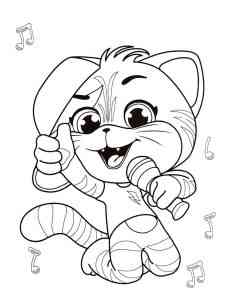 Lampo coloring page