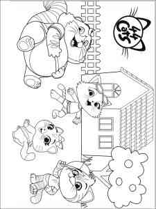 Cartoon 44 Cats coloring page