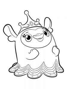 Princess Flug from Abby Hatcher coloring page