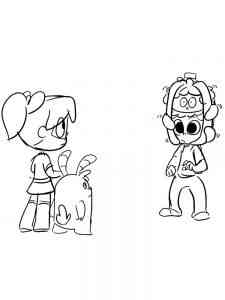 Abby and Lex Hatcher coloring page