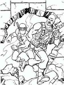Action Man coloring page