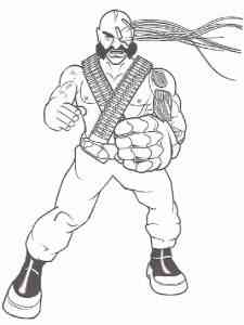 Dr. X Action Man coloring page
