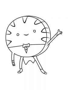 Peppermint Butler Adventure Time coloring page