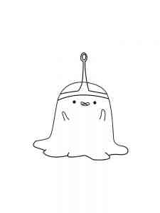 Slime Princess Adventure Time coloring page