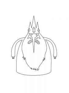 Angry Ice King coloring page