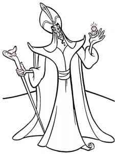 Villain Jafar coloring page