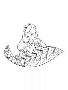 Cute Alice coloring page