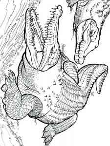 Wild Alligator coloring page