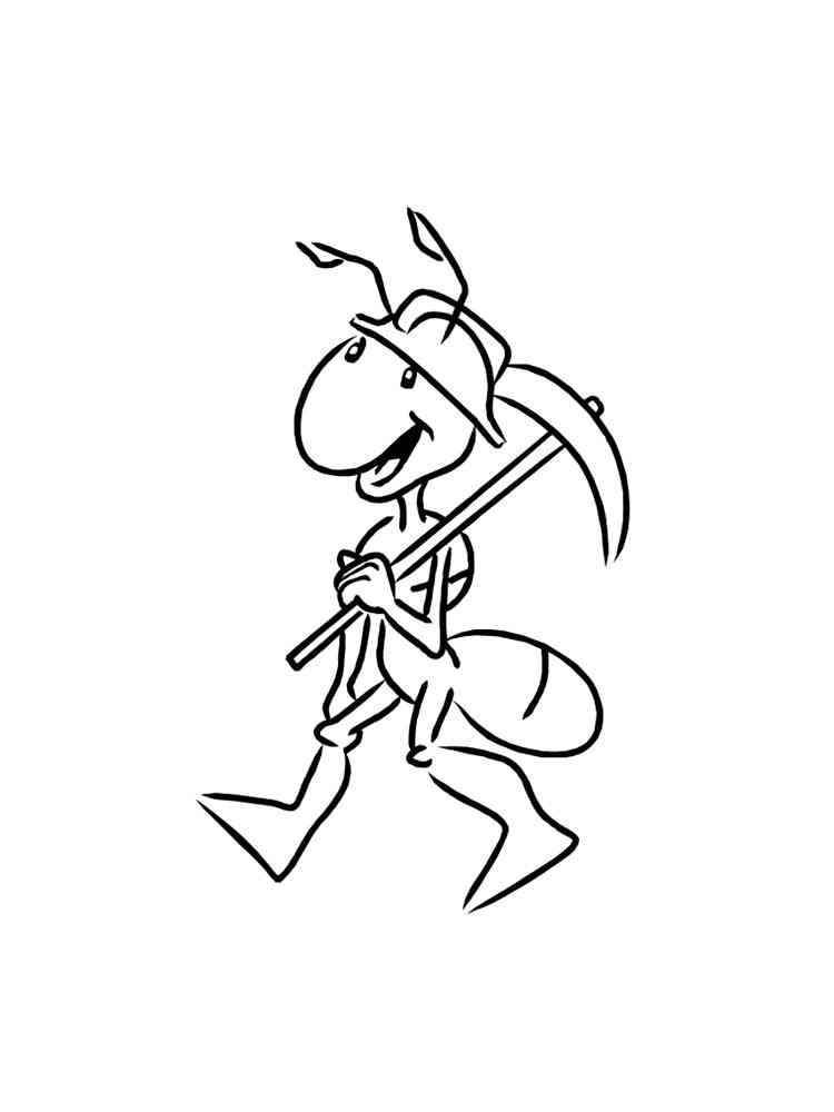 Ant Builder coloring page