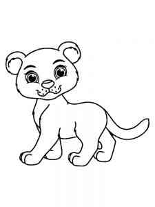 Baby Lion coloring page