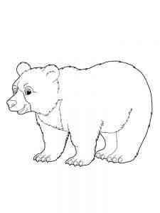 Fanny Bear coloring page
