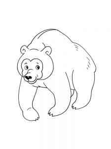 Easy Bear coloring page