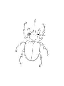 Stag Beetle coloring page