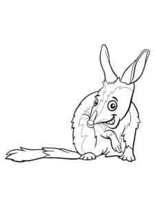 Funny Bilby coloring page