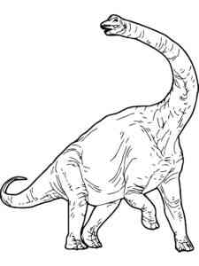 Big Brachiosaurus coloring page