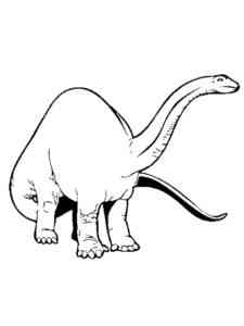 Brachiosaurus Dinosaur coloring page
