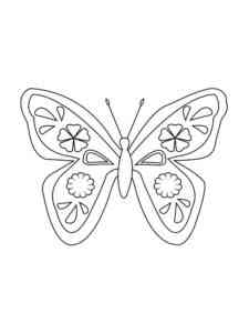 Butterfly 9 coloring page