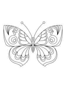 Butterfly 4 coloring page