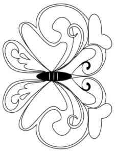 Butterfly Art coloring page