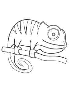 Simple Chameleon on branch coloring page