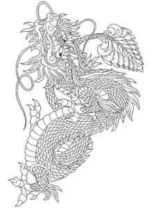 Dilong coloring page