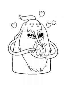 Ice King Adventure Time coloring page