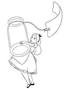 Little Alice coloring page