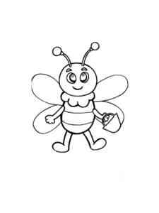 Little Bee coloring page