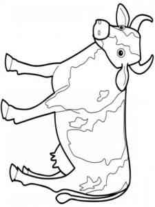 Montbeliard Cow coloring page