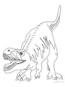 Dinosaur T Rex coloring page