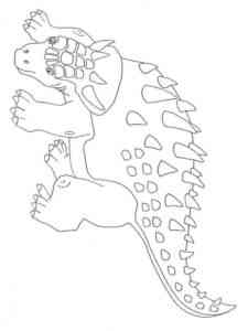 Cute Ankylosaurus 2 coloring page