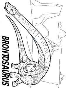 Brontosaurus Dinosaur 2 coloring page