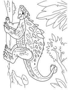 Ankylosaurus Dinosaur 2 coloring page