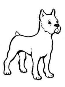 Simple Dog 2 coloring page
