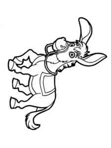 Common Donkey coloring page