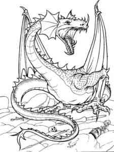 Seawing Dragon 2 coloring page