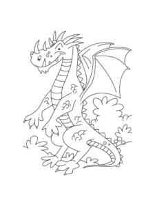 Common Dragon coloring page