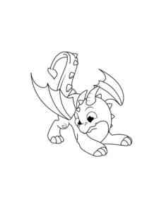 Baby Dragon coloring page