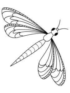 Beautiful Dragonfly coloring page
