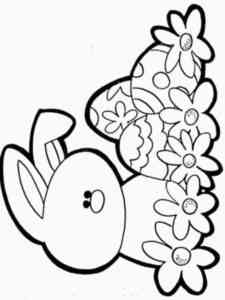 Little Easter Bunny coloring page