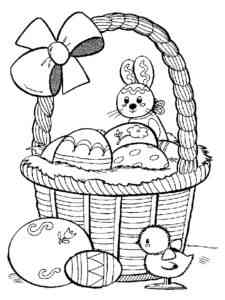 Little Easter Rabbit coloring page