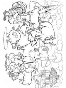 All Farm Animal coloring page