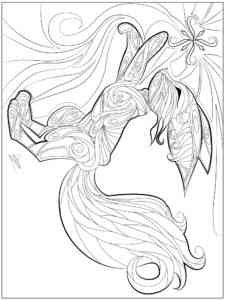 Fennec Fox Art coloring page