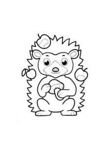 Forest Hedgehog coloring page
