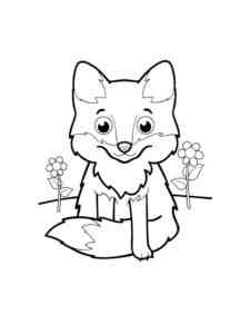 Forest Fox coloring page