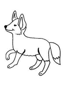 Funny Fox coloring page